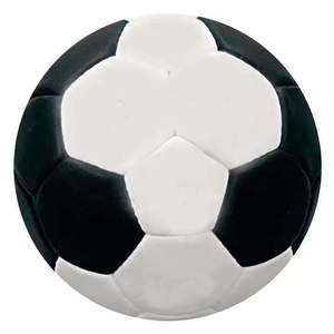 Ballon de football noir et blanc durable pour joueurs d'équipe en intérieur et en extérieur, idéal pour l'entraînement et les matchs, qualité export. - Product Image 1