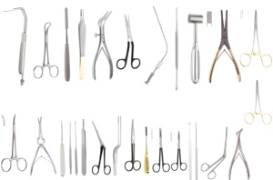 ชุดเครื่องมือผ่าตัดเสริมจมูก 46 ชิ้น ของ Azicon ทำจากสแตนเลสสตีล สำหรับศัลยกรรมพลาสติก ประกอบด้วยอุปกรณ์ตัดกระดูก ที่ถ่างเปิดโพรงจมูก และเครื่องมือขูด - Product Image 4