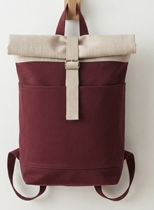 Canvas Roll Top <b>Laptop</b> <b>Backpack</b> Washable School Rucksack Large Capacity Travel Bag Tracker Bag - Product Image 6