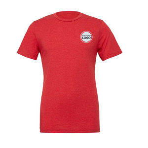Camiseta TriBlend Next Level Apparel para Hombre, Cuello en V, Mezcla de Algodón Premium, Color Gris Oscuro Jaspeado, Camisetas con Cuello Redondo para Fitness - Product Image 1