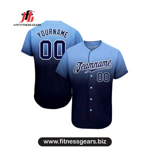 เสื้อเบสบอลแบบกำหนดเองแขนสั้นพิมพ์ชื่อทีมโพลีเอสเตอร์ระบายอากาศได้เสื้อผ้าสำหรับผู้ใหญ่แบบไม่จำกัดเพศ - Product Image 1
