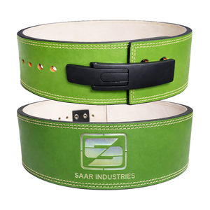 Cinturones de Levantamiento de Pesas Personalizados al por Mayor de SAAR Industries - Cinturones de Cuero de 10 mm/13 mm para Entrenamiento de Levantamiento de Pesas, Antideslizantes, Resistentes, para Propietarios de Gimnasios - Product Image 1