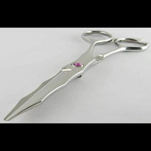 Ciseaux de coiffure professionnels en acier japonais de 7,5 pouces, couleur et logo personnalisés, vente chaude, pour barbier - Product Image 2
