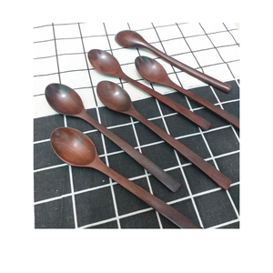 Petite cuillère en bois faite à la main, cuillère en bois naturel, cuillère à dessert, cuillère à café, fournisseur du Vietnam - Product Image 4