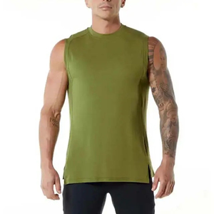 Servicio OEM, último diseño de camiseta sin mangas para hombre, fabricante de alta calidad, talla personalizada, precio bajo. - Product Image 1