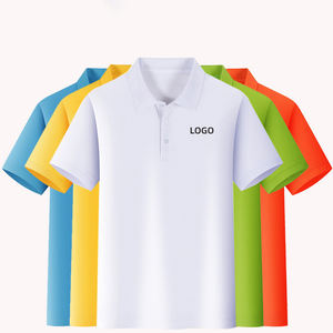 2025 camisetas para hombres, polo con cuello levantado, venta al por mayor, Polo de algodón de Color sólido para hombres, verano, manga corta, informal - Product Image 1