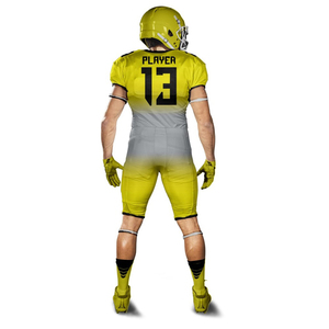 Uniforme de football américain sur mesure pour athlètes adultes, style unique, tissu respirant en spandex/coton antibactérien de haute qualité - Product Image 5