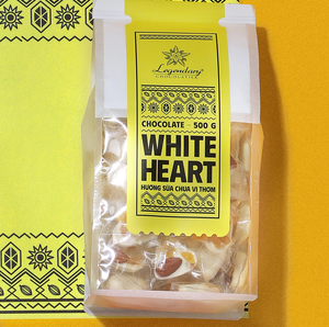 White <b>Chocolate</b> Coated Almonds With Freeze Dry Yogurt And Dry Fruits in Custom Packaging For <b>Chocolate</b> Wholesale - Product Image 4