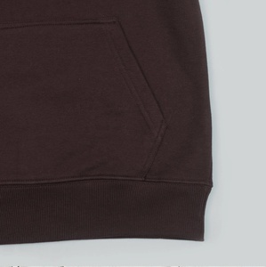 Último diseño 2025 Sudadera con capucha unisex con cremallera Logotipo personalizado Algodón Grueso Liso Fleece Oversize Draw Cord Tallas grandes Sudadera con capucha para hombre - Product Image 2