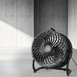 Ventilador Industrial de Alta Velocidad de 14 Pulgadas con 3 Velocidades, 2520 CFM, Inclinación Ajustable de 360 Grados, Flujo de Aire de 23.62 Pies por Segundo, Ventilador de Piso de Alta Resistencia - Product Image 1