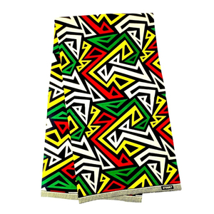 ผ้าคิเทงเกะคุณภาพสูง 100% ผ้าฝ้ายพิมพ์ลายแวกซ์แท้แบบอังการา สำหรับเสื้อผ้า กระเป๋า ผ้าคลุม - ลายบาติกสำหรับเด็กผู้ชาย บรรจุเป็นมัด - Product Image 1