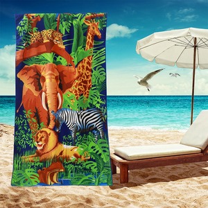 Leopard Animal Print Microfiber <b>Beach</b> Towel Quick Dry Sand Free Ultra Absorbent Super Soft Rectangle Adult Towel - Product Image 6