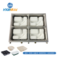 Molde Termoformado para Lonchera Desechable de Aluminio, Precisión CNC con Tolerancia de 0.02-0.05mm para Línea de Empaquetado de Comida para Llevar