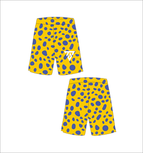 Men's Yellow Blue Dot Pattern <b>Board</b> Shorts Elastic Waist Quick Dry Casual Swimwear Printed Sublimation <b>Transfer</b> Print - Product Image 1