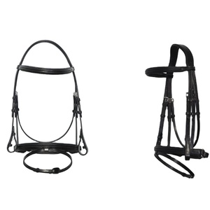 Precio Directo de Fábrica, Riendas de Acero Inoxidable Acolchadas Suaves y Cómodas, Brida de Cuero Occidental de Alta Calidad para Caballo, Logotipo Personalizado - Product Image 4