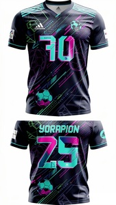 Custom Heat-Transfer Short Soccer Jersey Football <b>Shirt</b> Men Women Team Uniform Quick Dry Breathable Sports Training XS <b>Y2K</b> - Product Image 5