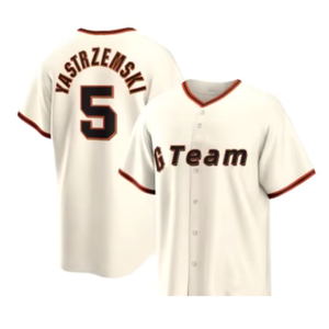 Fabricant de maillots de baseball personnalisés pour hommes avec impression 3D en relief |   Maillots d'équipe en sublimation en gros |   Nom et numéro personnalisés - Product Image 4