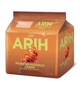 บะหมี่กึ่งสำเร็จรูปรสเผ็ดสไตล์เกาหลี 135 กรัม ARIH โกชูจัง บัตเตอร์ รสผัดพร้อมทาน ขายส่ง - Product Image 4