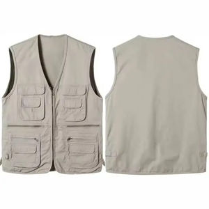 Chaleco Cargo de Alta Calidad de Secado Rápido para Hombre, Ropa de Abrigo de Otoño e Invierno, Transpirable, Estilo Urbano, Tela de Lona - Product Image 1