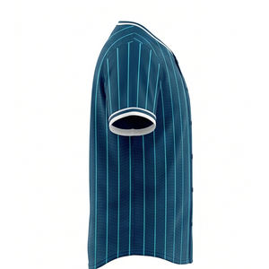 Camiseta de Béisbol Sublimada Personalizada, Ropa de Práctica Profesional para Equipos, Uniformes de Béisbol con Número, Nombre y Patrón Personalizados - Product Image 4