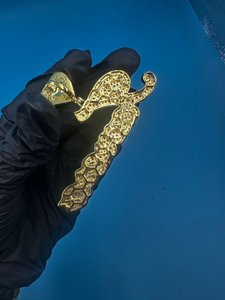 จี้ห้อยคอแบบสั่งทำพิเศษ ตัวอักษรชื่อ โลโก้ ประดับเพชร VVS มอยส์ซาไนต์ สไตล์ฮิปฮอป เงินแท้ 925 จี้ห้อยคอแบบสั่งทำพิเศษ จี้ห้อยคอตัวอักษรย่อ - Product Image 4