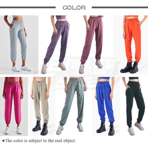Leggings Deportivos Sin Costuras para Mujer, Pantalones Deportivos Casuales con Cierre Elástico y Bolsillos con Cordón Ajustable para Yoga - Product Image 3