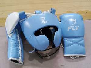 Guantes de Boxeo de Piel Premium Fly Superlace Sky, Más Vendidos, para Entrenamiento y Sparring - Product Image 6
