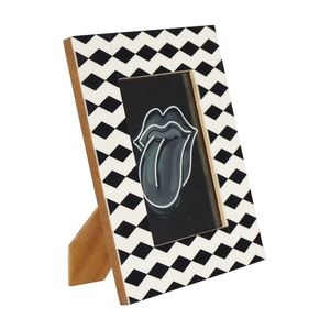 Marco de fotos de resina estilo famoso con incrustaciones de resina brillante y acabado en MDF a un precio competitivo. - Product Image 1