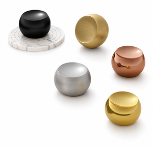 Modern Minimalist Round <b>Cabinet</b> <b>Knobs</b> in Brass Silver Copper <b>Gold</b> Black for Furniture Hardware Durable Design - Product Image 1