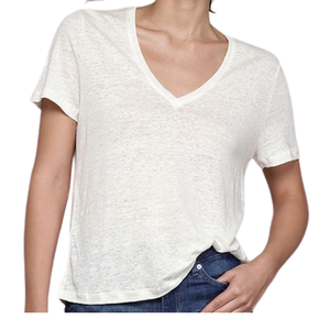 เสื้อยืดทรงเข้ารูป OEM ผ้าฝ้าย 100% คอปกโบว์ สีกากีล้วน คอกลม แขนสั้น สำหรับฤดูร้อน ไซส์พลัส - Product Image 3