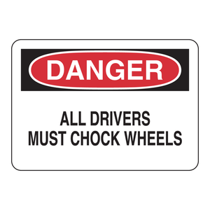 Panneau de signalisation de danger réfléchissant pour roues, 10x14 pouces, en polycarbonate, pour zones industrielles et entrepôts - Product Image 2