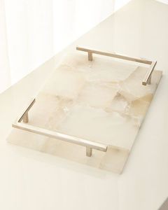 Bandeja de servir de mármol con marco resistente y bordes lisos para un manejo seguro durante el servicio de catering y restauración - Product Image 5