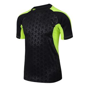 Hot New 2025 Hombres Camisetas de fútbol Diseñador deportivo Fitness Camiseta Secado rápido Slim Fit Transpirable Gimnasio Hombres Camisetas de punto sólido - Product Image 3