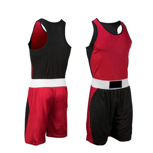 Uniforme de Boxeo Profesional Personalizado para Competencia, Conjunto de Entrenamiento, Chaleco y Pantalones Cortos de Kickboxing para Hombre y Mujer - Product Image 2