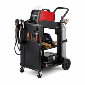 Carrito de Herramientas Multicapa de Acero Negro con Diseño Móvil de Cuatro Ruedas para Almacenamiento y Transporte de Herramientas GARWMW000 - Product Image 1