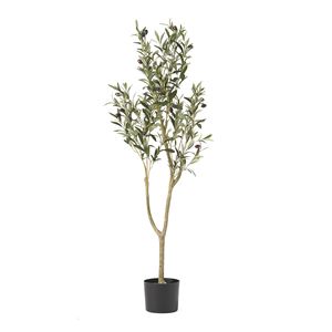 Albero di Ulivo Artificiale da 47 Pollici, Elegante Prodotto Decorativo per Interni - Product Image 2