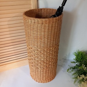 Soporte de Ratán Tejido a Mano con Diseño Redondo para Guardar Bastones o Varas, Puede Usarse para Sostener Plantas Artificiales de la India - Product Image 5