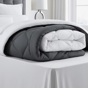 Couette moderne en microfibre pêche toutes saisons |   Couverture ultra douce, écologique et lavable en machine pour lit double king size |   Long - Product Image 4