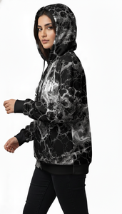 Sweat à capuche unisexe décontracté et surdimensionné de qualité supérieure pour l'hiver, avec broderie et impression par sublimation intégrale, idéal pour les collections streetwear - Product Image 5