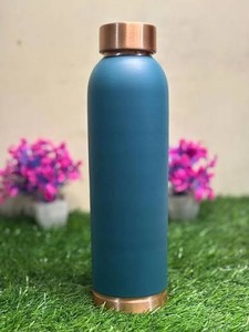 ขายส่ง Reine International กระติกน้ำทองแดงแท้ 900 มล. รุ่นคลาสสิก เป็นมิตรกับสิ่งแวดล้อม ความจุขนาดใหญ่ ป้องกันการรั่วซึม ทนทานต่อการสึกหรอ พกพาสะดวก - Product Image 1
