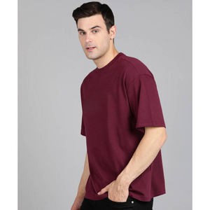 T-shirts en coton biologique personnalisés de haute qualité, épais, surdimensionnés, pour hommes, respirants, écologiques, unisexes - Product Image 2