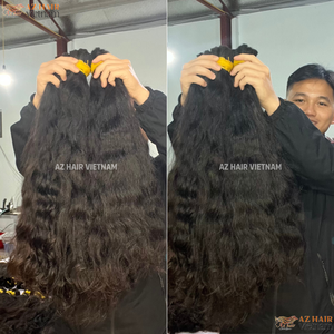 Venta al por mayor superior 100% extensiones de cabello humano vietnamita Virgen sin procesar paquetes para la fabricación de pelucas - Product Image 6