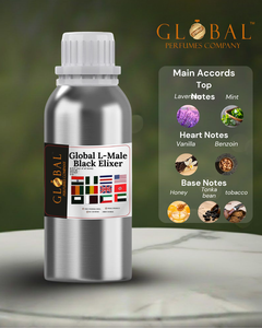 BLACK MALE ELIXIR Inspired Fragrance High Quality Premium Fragrance Long Lasting Bulk Suppliers Concentrated Multi-Scent Daily - Product Image 1