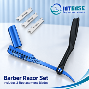 Professional Barber Straight <b>Razor</b> Stainless Steel Shaving <b>Razor</b> with Replaceable Blades <b>for</b> <b>Men</b> Salon Hair Cutting Grooming Too - Product Image 4