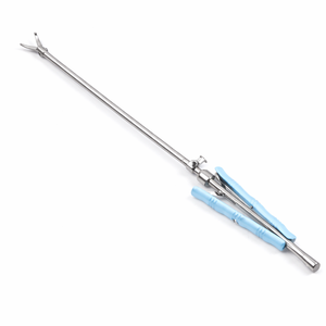 Portaagujas MIS Recto con Bloqueo, Mordazas de Carburo de Tungsteno, Eje de 5 mm, Longitud de Trabajo de 17 cm, Longitud Total de 30 cm – ZETOMEDPRO - Product Image 3