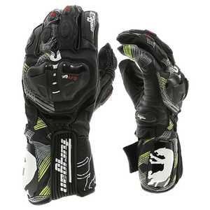 Gants en cuir Tuppan à doigts entiers, respirants, de haute qualité, noir, rouge, blanc, impression par sublimation, fermeture à boucle, cyclisme, hommes, été - Product Image 2