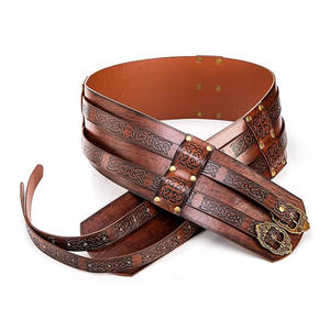 Cinturones de Cuero Resistentes y de Alta Calidad para Hombre, Modelo Warrior, Ligeros, con Doble Hebilla, Proveedor Mayorista - Product Image 5