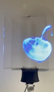 Tampilan LED 5D Holographic <span class=keywords><strong>Air</strong></span> <span class=keywords><strong>Display</strong></span> Silinder Kipas Hologram <span class=keywords><strong>3D</strong></span> Bulat Ukuran Besar