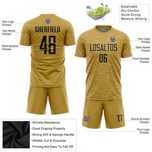 Factory Direct Lightweight 4 Way Stretch Football Kit Wholesale Price In-stock OEM Name Custom Soccer Teamwear Set for Club - Product Image 4