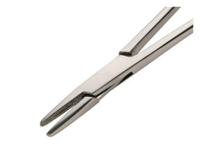 เครื่องมือผ่าตัดแบบ Private Label พร้อมโลโก้สั่งทำ ที่จับเข็ม Mayo Hegar สำหรับขาย - Product Image 3